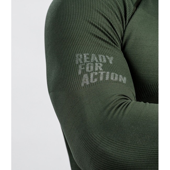 Sweatshirt met ritskraag ALASKA Extreme line Groen OD - Summit Outdoor