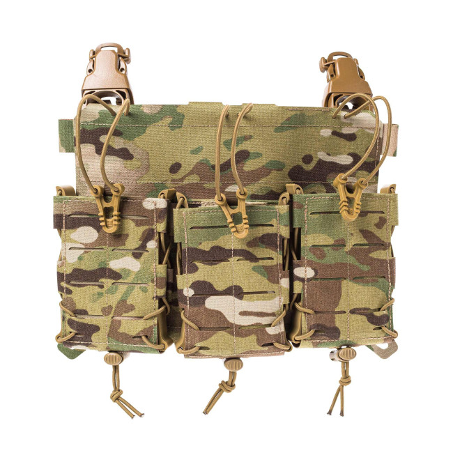 Panneau avant pour gilet porte-plaques avec porte chargeur triple multi-calibre MX234 -Multicam - Lindnerhof