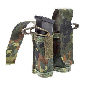 Dubbele magazijnhouder voor pistolen MX762-2 -Flecktarn - Lindnerhof