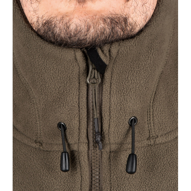 AR T.O.R.D. Fleecejacke mit Kapuze Ranger-Grün - Outrider