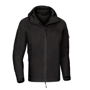 Fleece vest met capuchon AR T.O.R.D. Zwart - Outrider