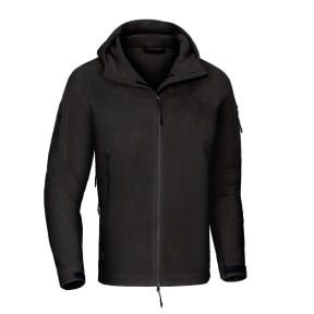 AR T.O.R.D. Fleecejacke mit Kapuze Schwarz - Outrider