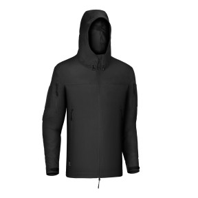 Veste coupe-vent à capuche LW T.O.R.D. Noire - Outrider