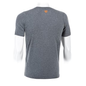 Tee-shirt OT avec logo rayé Gris chiné - Outrider