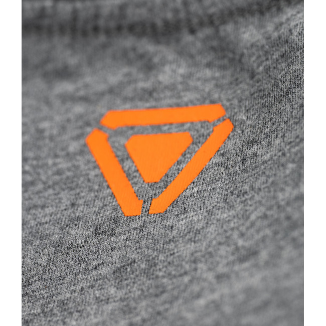 Tee-shirt OT avec logo rayé Gris chiné - Outrider