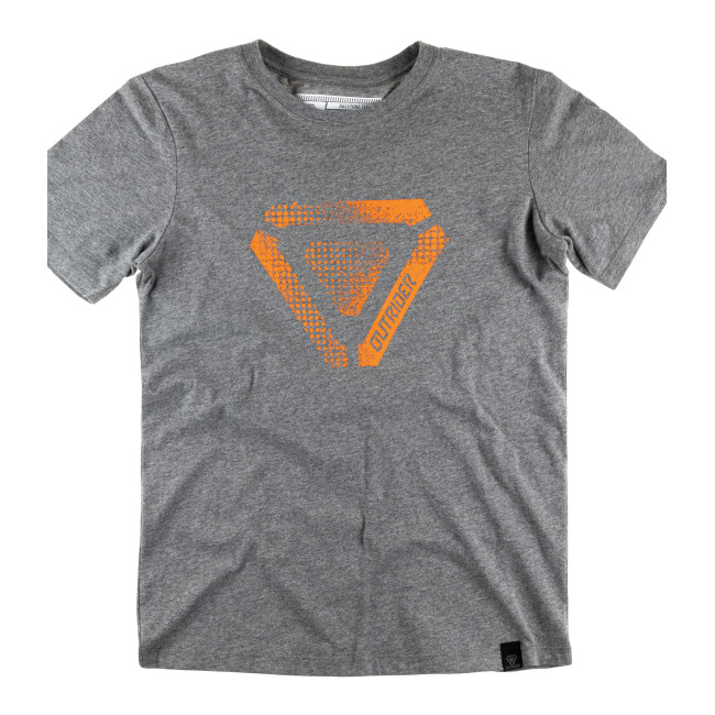 Tee-shirt OT avec logo demi-teinte Gris chiné - Outrider