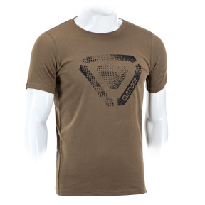 OT T-Shirt mit Halbtondruck Logo Krokodil - Outrider