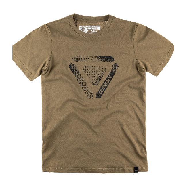 OT T-Shirt mit Halbtondruck Logo Krokodil - Outrider