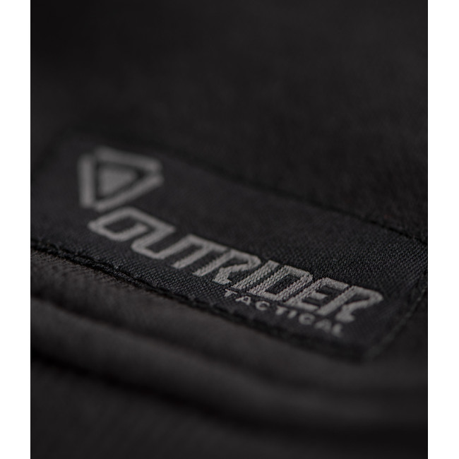 Sweat à capuche zippé OT avec logo Noir - Outrider