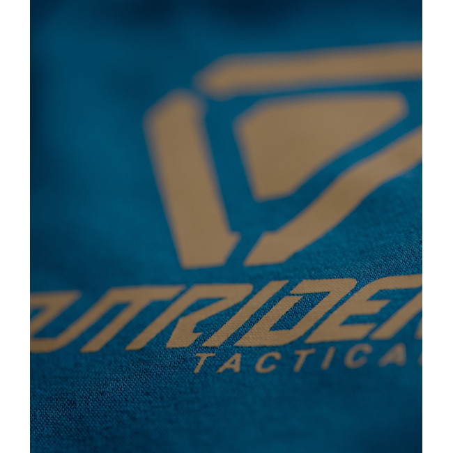Sweat à capuche zippé OT avec logo Bleu - Outrider