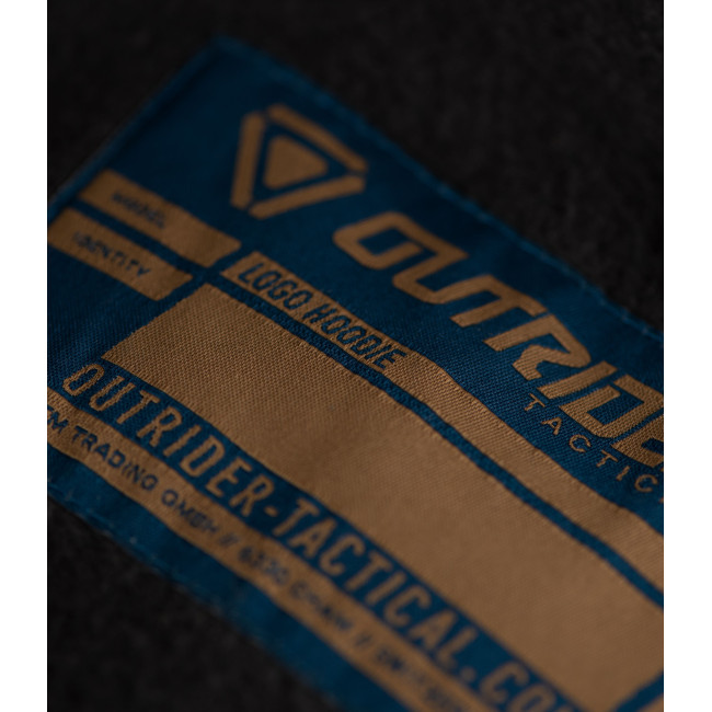 Sweat à capuche OT avec logo Noir - Outrider