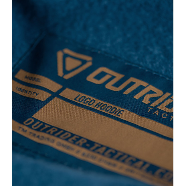 OT Kapuzenpullover mit Logo Blau - Outrider