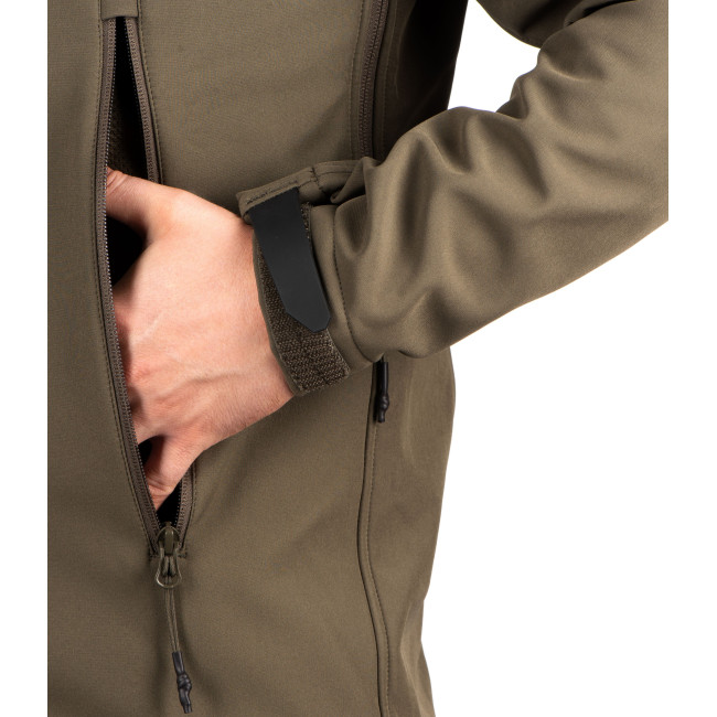Softshell met capuchon AR T.O.R.D. Ranger Groen - Outrider