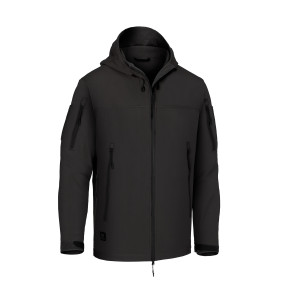 Softshell-Kapuzenjacke AR T.O.R.D. Schwarz - Outrider