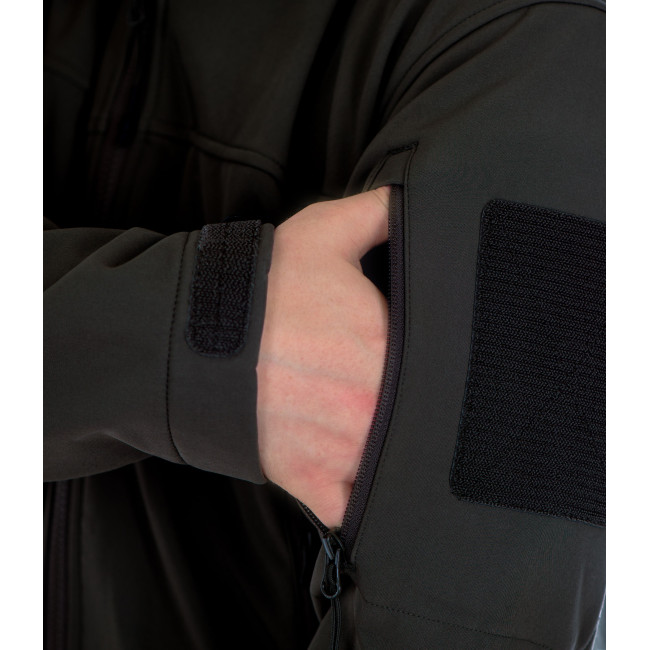 Softshell à capuche AR T.O.R.D. Noire - Outrider