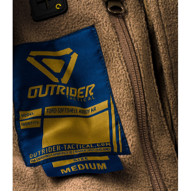 Softshell à capuche AR T.O.R.D. Coyote - Outrider