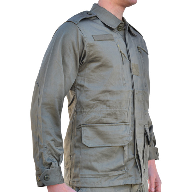 M64 Feldbluse aus Satin in Khaki