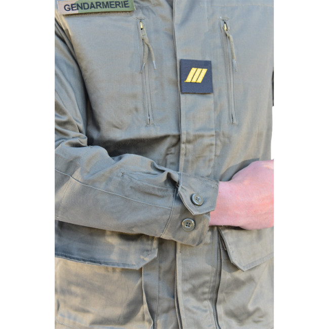 Jas treillis M64 satijn kaki