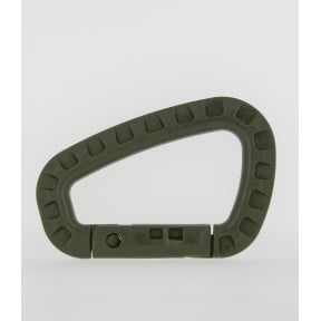 Mousqueton Tactical Vert OD - Kombat Tactical