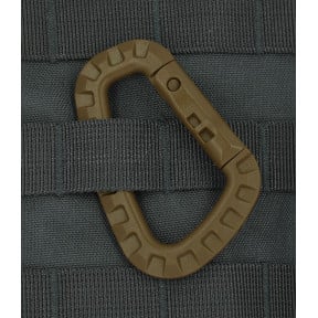 Mousqueton plastique marron - 101 Inc