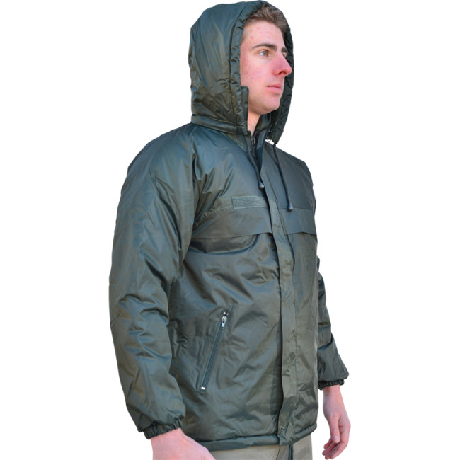 Coupe-Vent fourré imperméable Kaki - CityGuard
