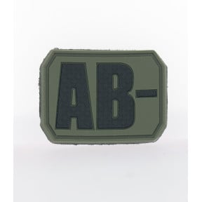 Patch 3D de groupe sanguin AB- Vert OD - Miltec