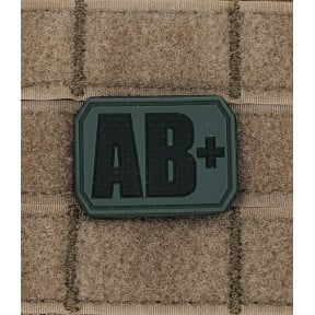 Patch 3D de groupe sanguin AB+ Vert OD - Miltec