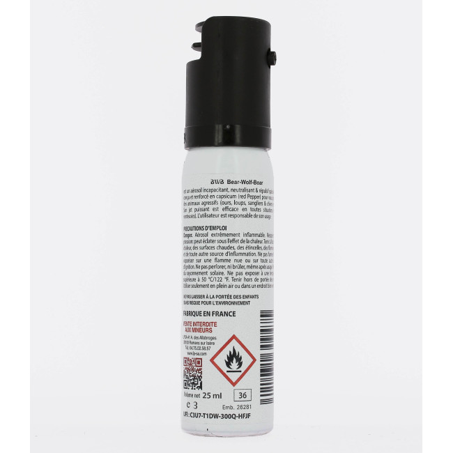 Aérosol BWB Pepper+ anti animal agressif 25 ml - LPSA