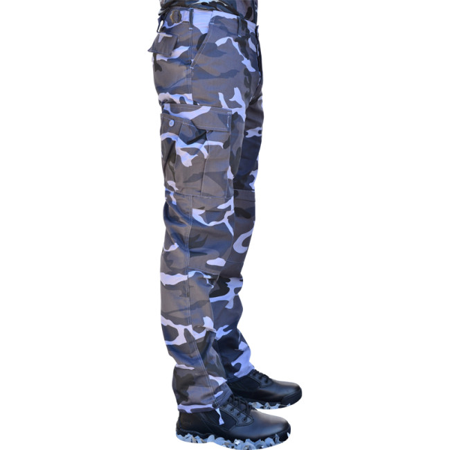 Spodnie BDU Camo Miejski Niebieski CityGuard