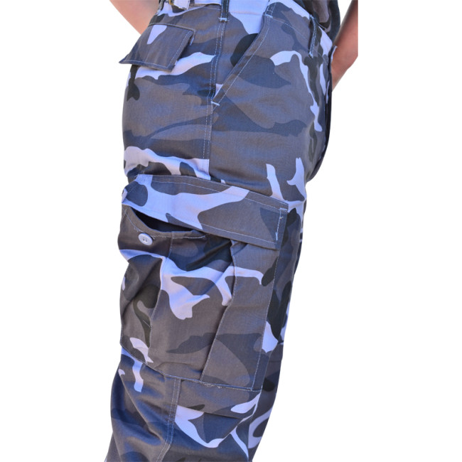 Spodnie BDU Camo Miejski Niebieski CityGuard