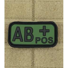 Patch bloedgroep AB+ Groen OD - JTG