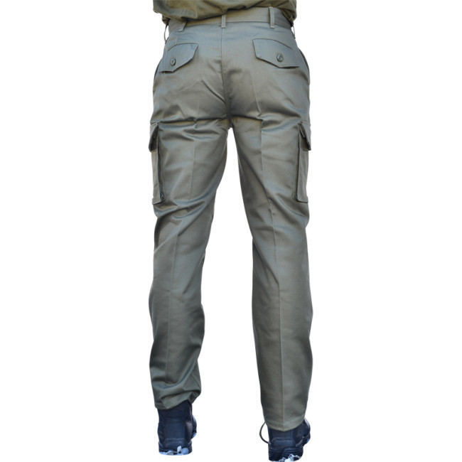 Spodnie mundurowe M64 satyna khaki -CityGuard