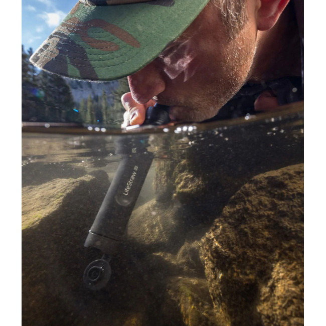 Słomka filtrująca Personal Peak Series - Antracyt - Lifestraw
