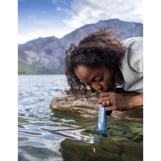 Personal Peak Serie Strohhalm Col 1 Blau - Lifestraw