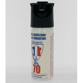 Anti-aanvalsaerosol CS gel kracht 70 - 50ml - Le Protecteur