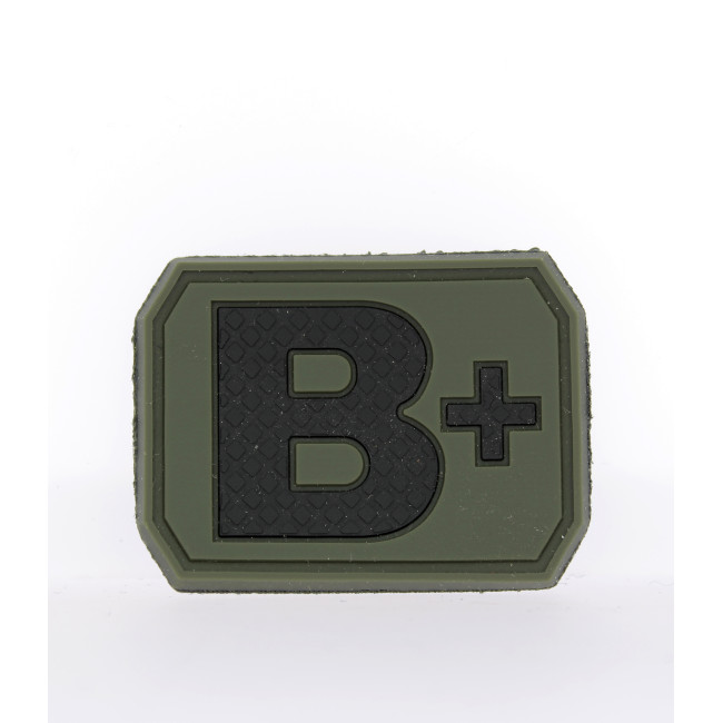 Patch 3D de groupe sanguin B+ Vert OD - Miltec