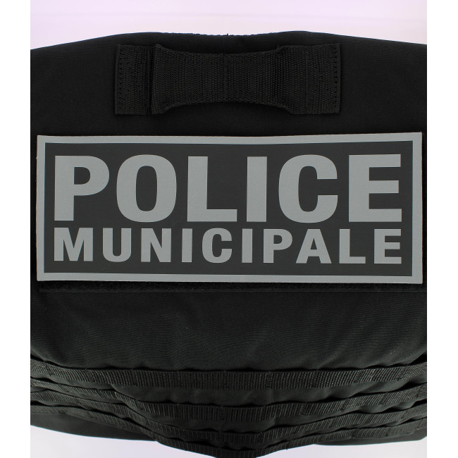 Bandeau Police Municipale inversé 10,5 x 27,5 cm - Patrol Equipement