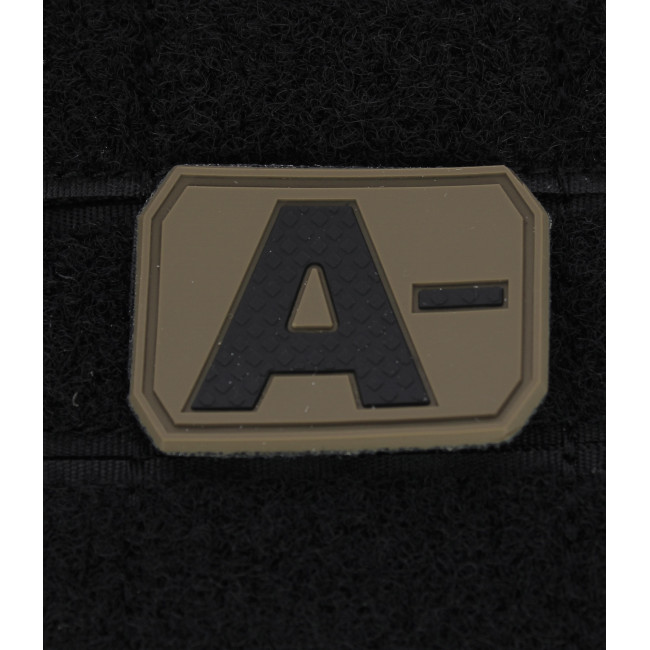 3D patch bloedgroep A- Coyote - Miltec
