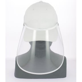Casquette avec écran de protection PVC - Vetsecurite