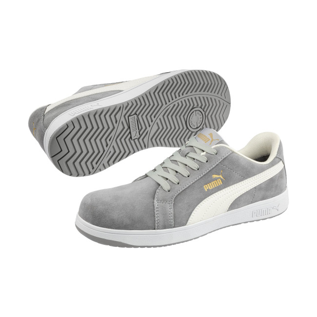 Veiligheidsschoenen Iconic laag grijs S1PL HRO SR - Puma