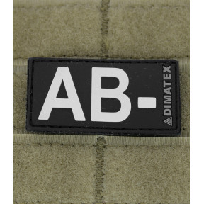 Bloedgroep patch AB- - Dimatex