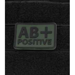 Bloedgroep AB+ Patch Groen OD - Helikon