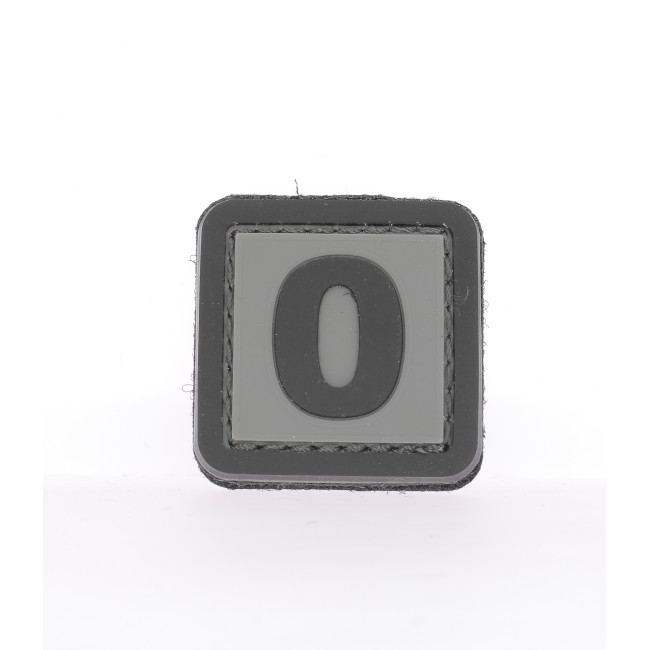 Patch 3D en PVC lettre O - 101 Inc
