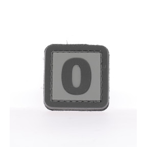 Patch 3D en PVC lettre O - 101 Inc
