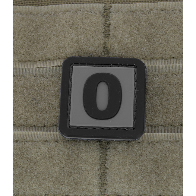 Patch 3D en PVC lettre O - 101 Inc