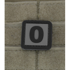 3D PVC-Patch Buchstabe O - 101 Inc