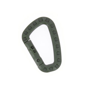 Mousqueton asymétrique vert od - A10 Equipment