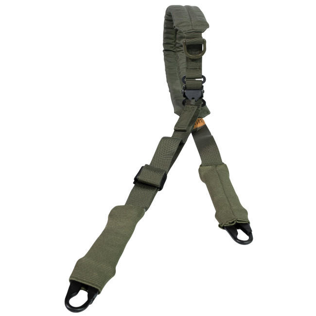 Gevoerde geweerriem GS110 stonegrey - Lindnerhof