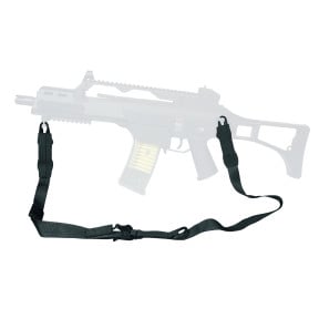 Sangle de fusil non-rembourrée GS113 -Noir - Lindnerhof