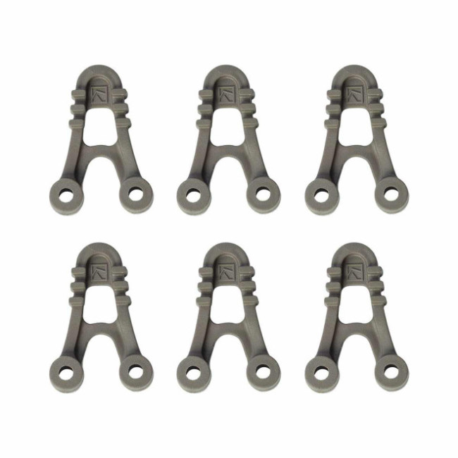 Jeu de 5 tirettes grip Alpha LT1904 stonegrey - Lindnerhof